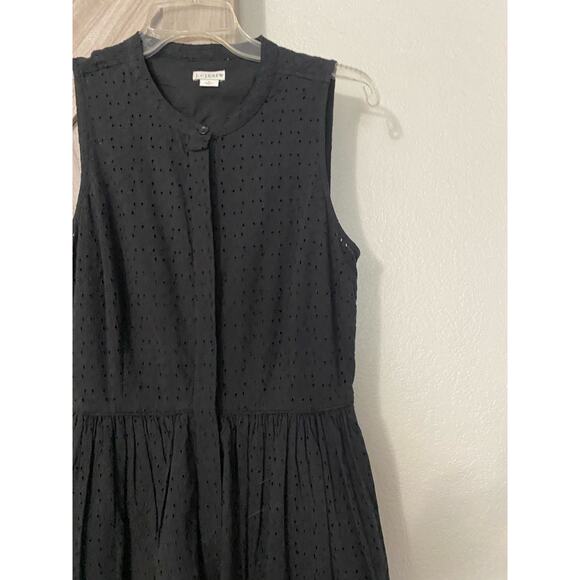 J by J.Crew Island, black sleeveless dress, size 4 - Picture 3 of 6